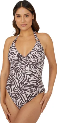 Productafbeelding van Prachtig - Tankini top, niet gevoerd, voor dames, model DH3704 (85E) (zwart/wit)