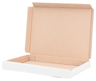 Produktbild von verpacking 500 Großbriefkartons Weiß 165x125x20 mm - A6 - Versand Post Faltschachtel Kalenderverpackung Büchersendung - optimal geeignet für den Versand