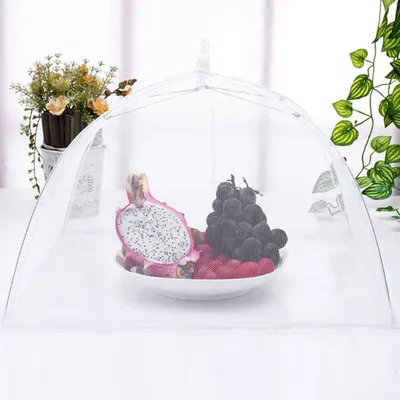 Zdjęcie produktu dla Pokrowiec na żywność, parasol na żywność, pokrowiec z siatki na żywność, pokrowiec na żywność, składany pokrowiec na żywność, namiot na żywność