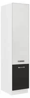 Produktbild von Küchen Vorratsschrank 40 cm für das Modell „Omega 240 Schwarz + Weiss“