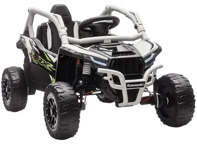 Productafbeelding van Elektrische kinderauto UTV, 12V | Afstandsbediening | Kleur: Grijs, Zwart | Afmetingen: 64x100x56 cm