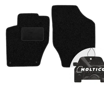 Imagen del producto de Alfombrillas delanteras para coche, de felpa, compatibles con: Citroen C4 II (2010-2017)