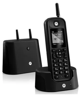 Zdjęcie produktu dla Motorola O201 DECT Schnurloses Telefon analog Freisprechen Schwarz (2249706)