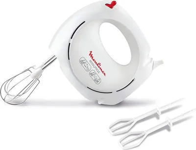 Obrázek produktu pro Moulinex Easy Max HM2501B1, Ruční mixér, Bílá, Tlučení, Míchání, Páčka, 200 W, AC