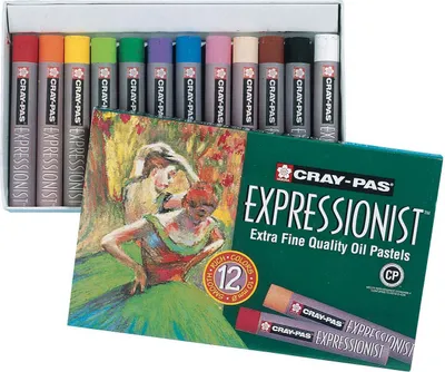 Image de Sakura Cray-Pas Expressionist Set 12 pastels à l'huile