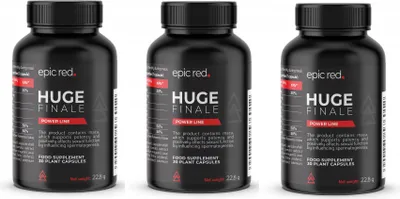 Produktbild von 3X Epic Red Huge Finale Ergänzung Für Längeren Sex