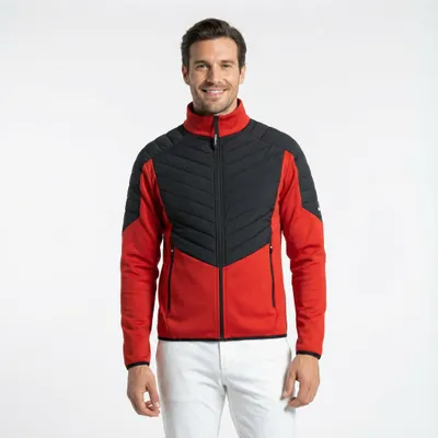 Produktbild von Sweatshirt DAINESE MEVO FULL ZIP MID- Stretch-Limo- Rot Rot M
