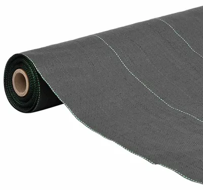 Productafbeelding van vidaXL Onkruiddoek zwart, 0,5 x 100 meter, PP