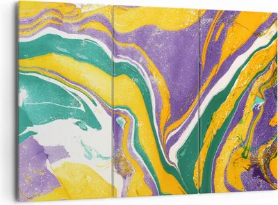 Produktbild von Bild auf Leinwand - Leinwandbild - Abstraktion modern - 165x110cm - Wand Bild - Wanddeko - Leinwanddruck - Bilder - Kunstdruck - Wanddekoration - Leinwand bilder - Wandkunst - CE165x110-3961