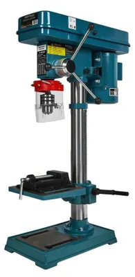 Productafbeelding van KRAFT&DELE | Boormachine voor werkbank, 1450W, maximale boordiepte 50 mm, boordiepte-indicator, verstelbare dieptebegrenzer, kantel- en draaibare boorklem met in hoogte verstelbare tafel