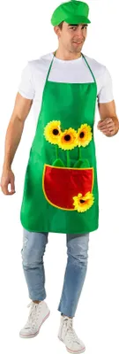 Produktbild von Gärtner Schürze Latzschürze Gartenschürze Karneval Fasching Kostüm unisize