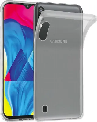 Produktbild von Cadorabo Hülle für Samsung Galaxy A10 / M10 Schutz Hülle in Transparent Schutzhülle TPU Silikon Cover Etui Case