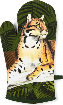 Image de Excelsa Gant de four Léopard Coton 32x18 cm Multicolore
