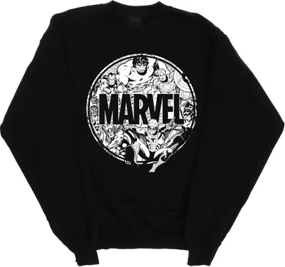 Produktbild von Marvel Comics - Sweatshirt für Herren BI35237 (M) (Schwarz)