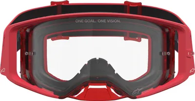 Obrázok produktu pre Alpinestars Supertech, motokrosový štít, červeno-biely, univerzálna veľkosť