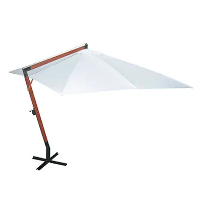 Image de vidaXL Parasol 300x400 cm blanc