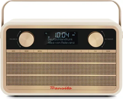 Produktbild von TechniSat Transita 120 | tragbares DAB+ Radio mit Akku und Wecker | beige