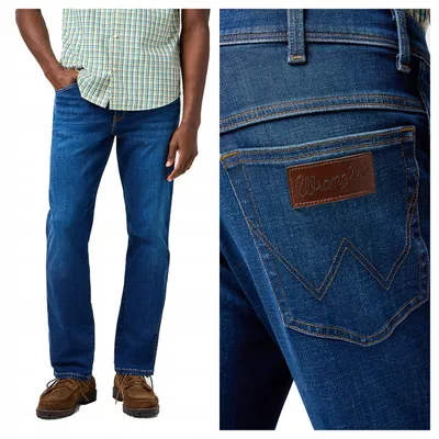 Produktbild von Wrangler | TEXAS W33 L32 Herren-Jeans mit geradem Schnitt