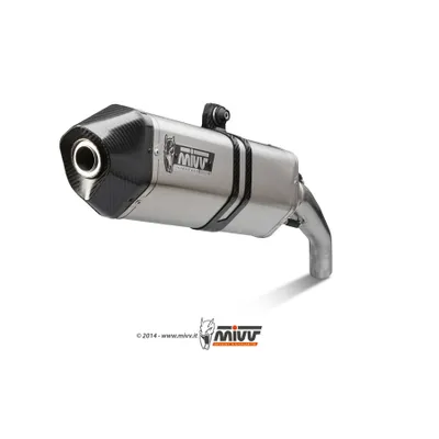 Produktbild von Mivv SPORT Schalldämpfer SPEED EDGE SLIP-ON Edelstahl Carbon Cap für SUZUKI DL V-STROM 1000 BJ 2014