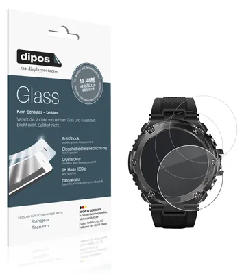 Immagine prodotto di 2x Pellicola Protettiva per Stahlgear Titan Pro Protezione Vetro Flessibile 9H dipos