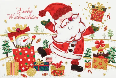 Produktbild von A – Weihnachten - Pop-Up - Glückwunschkarte im Format 11,5 x 17 cm