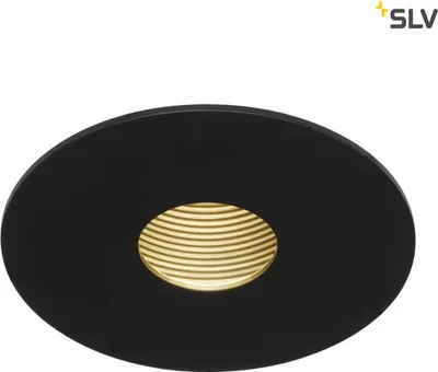 Produktbild von SLV 114480 H-LIGHT ROUND HOLE mattschwarz 12W 20° 2700K inkl. Treiber Clipfeder