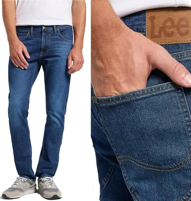 Produktbild von LEE, Herren Jeanshosen, Slim fit, LUKE, W30 L30, Blau, Jeans, baggyjeans, buggy