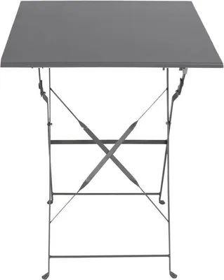 Bistrotisch Klapptisch Campingtisch Campingtisch  Metall Anthrazit B60xH71cm