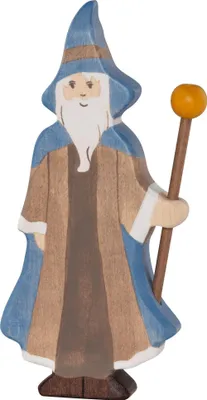 Produktbild von Holztiger Holz Zauberer Spielfigur handgefertigtHolz