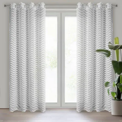 Produktbild von Gardine MISTI weiß 140x250 cm  Ösen Ösenvorhang