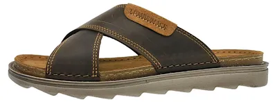 Image de Chaussures de travail pour bûcherons, sandales en cuir marron, chaussures de loisirs