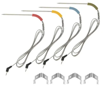 Produktbild von Set aus 4 Fleischthermometern für präzises Grillen
