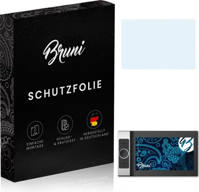 Produktbild von Bruni Basics-Clear 2x Schutzfolie kompatibel mit XP-PEN Deco Pro (Medium) Folie
