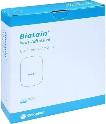 Obrázok produktu pre Biatain penový obväz 5x7 cm neadhezívny 10 ks