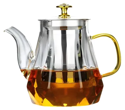 Produktbild von Glas Teekanne mit Sieb 1000ml