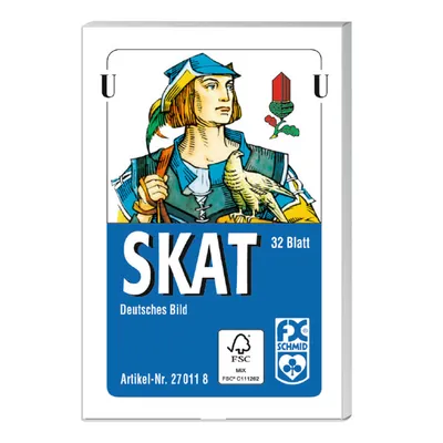 Produktbild von 32 Blatt Ravensburger Spielkarten Skat Deutsches Bild 27011