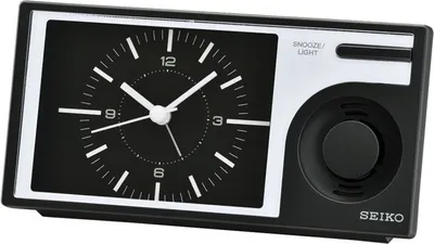 Produktbild von Seiko Quarzwecker QHP004K schwarz