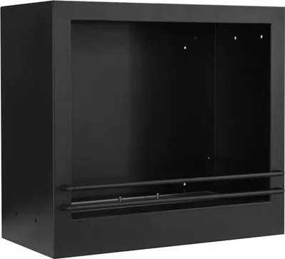 Produktbild von Bioethanol-Kamin Dstefanell,–kologischer Kamin, Rauchfreies Feuer, Heizung mit Ethanol,  Italy, 58x28 h52 cm, Schwarz