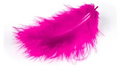 Produktbild von Dekorative Marabu-Federn - magenta