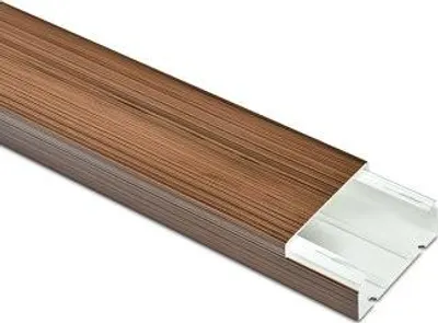 Produktbild von Kabelkanal 25x15 mm Braun Dunkel – selbstklebend – 1 m – Kunststoff