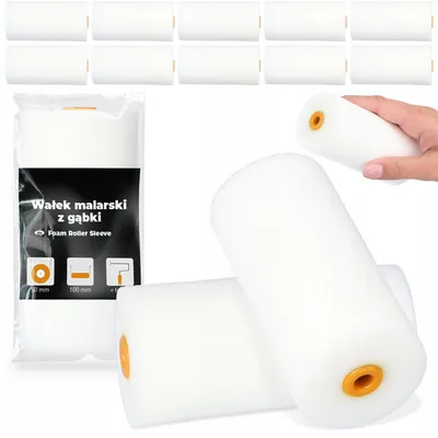 Produktbild von TRCR Schaumstoff-Farbroller 10cm für Wasserfarben & Lacke