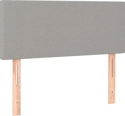 Produktbild von vidaXL Kopfteil Hellgrau 80x5x78/88 cm Stoff