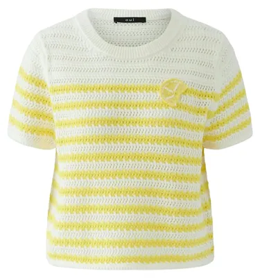 Produktbild von Oui Pullover white yellow 36
