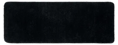 Obrázek produktu pro Protiskuzová rohož do koupelny, omyvatelná, černá, 45x120 cm, mikrovlákno