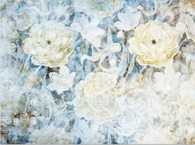 Produktbild von Muralo Vlies Fototapete für Esszimmer BLUMEN Beton Abstraktion Vintage 200x140