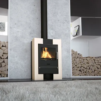 Immagine prodotto di Termocamino HS FLAMINGO ESPO II - Crema