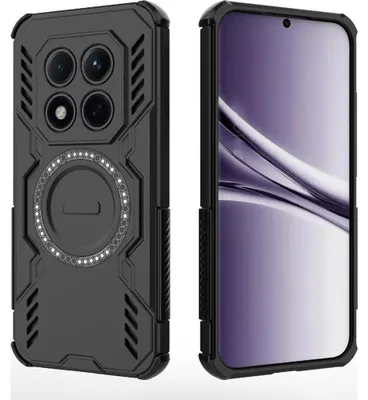 Produktbild von Handyhülle für Xiaomi Redmi Note 15 Pro 5G, Techsuit ArmorMag Case, Schwarz