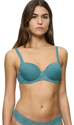 Produktbild von Triumph Amourette WP, Farbe: Quiet Turquoise 5Q/1597, Größe: 90F Bügel-BH mit Einlage
