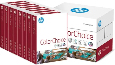 Produktbild von HP ColorChoice A4 120gr 4*500pc, Laser-/Inkjet-Druck, A4 (210x297 mm), 500 Blätter, 120 g/m², Weiß, EU Ecolabel, Forest Stewardship Council (FSC)