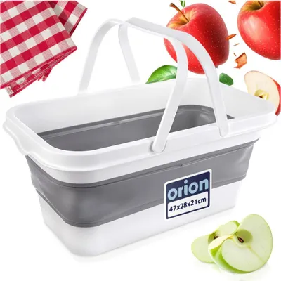 Produktbild von Orion | Faltbarer Wäschekorb - 28 L - Leicht Zusammenklappbar - Platzsparend - Wäschebehälter